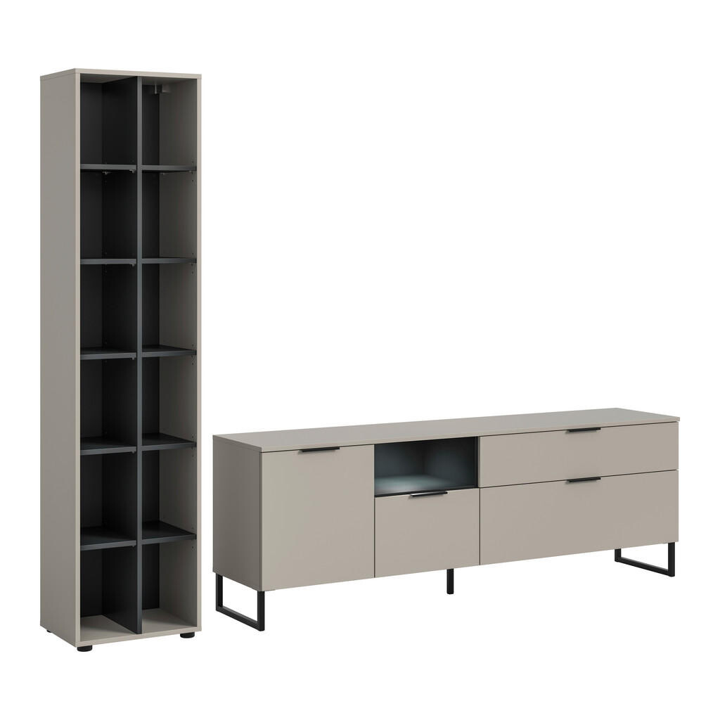 Livetastic OBÝVACIA STENA, čierna, kašmírová