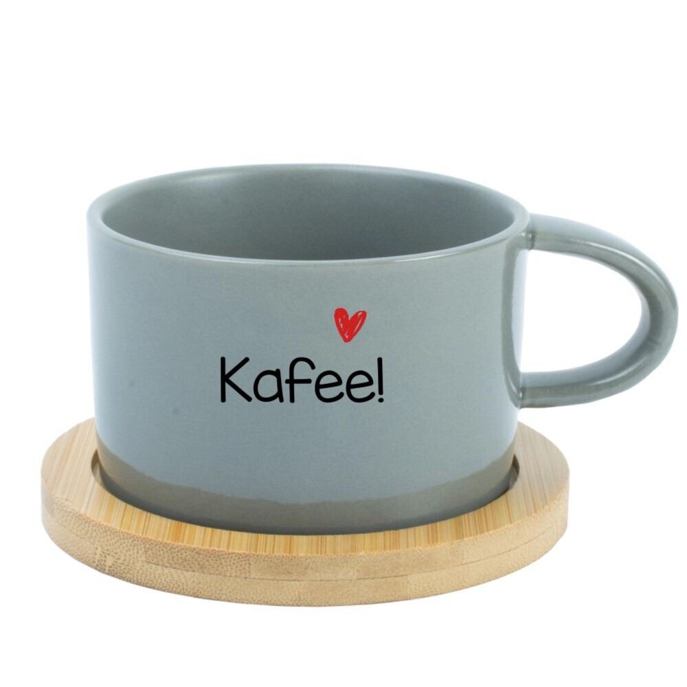 Kafee! - šálka na sivé makrónky 200 ml