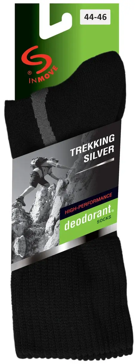 Trekingové ponožky DEOD.SILVER - JJW INMOVE tmavě šedá 35-37