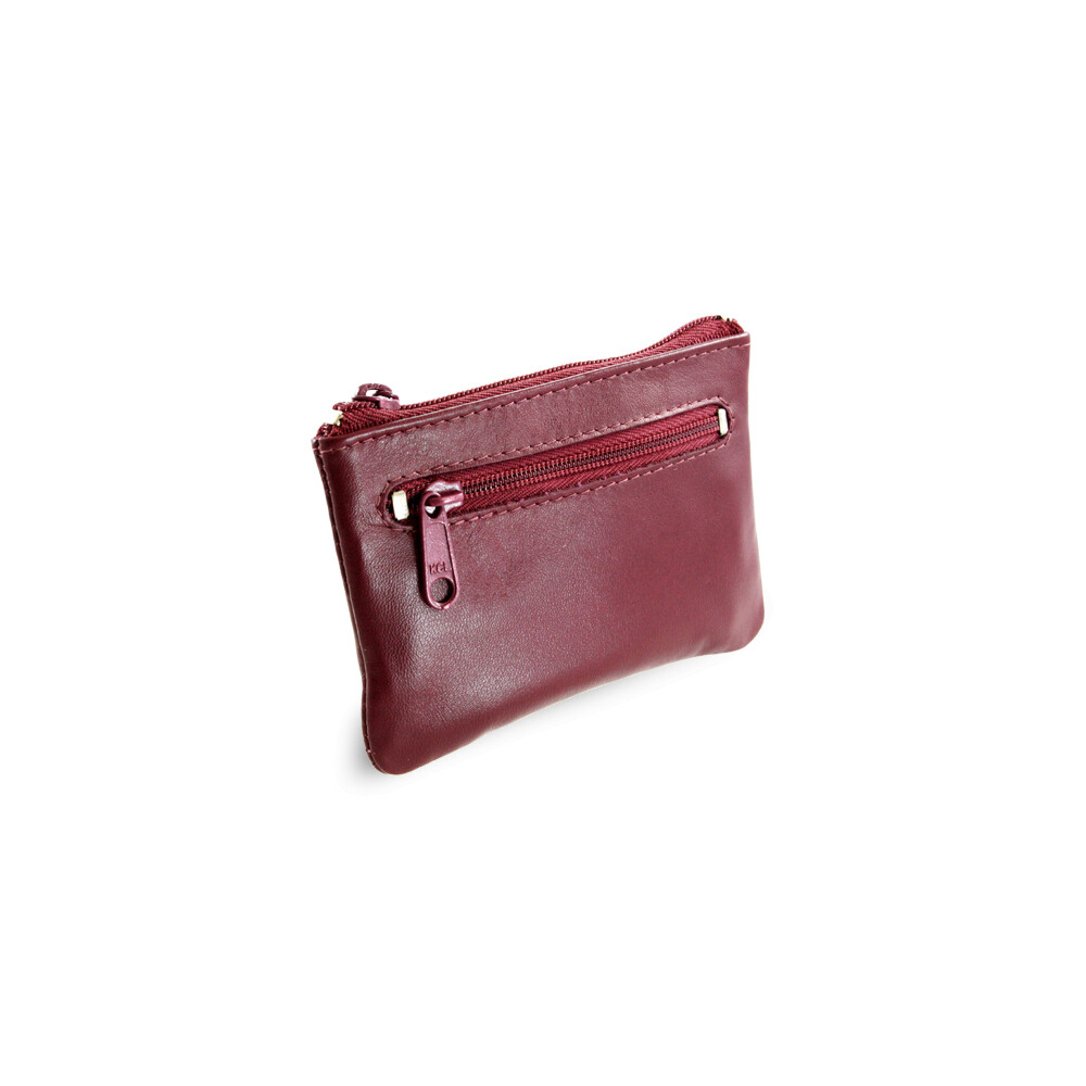 Kožená kľúčenka Arwel 0370 - tmavo červená