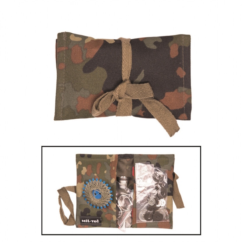 Set šitia s puzdrom Mil-Tec Heer Kit - flecktarn