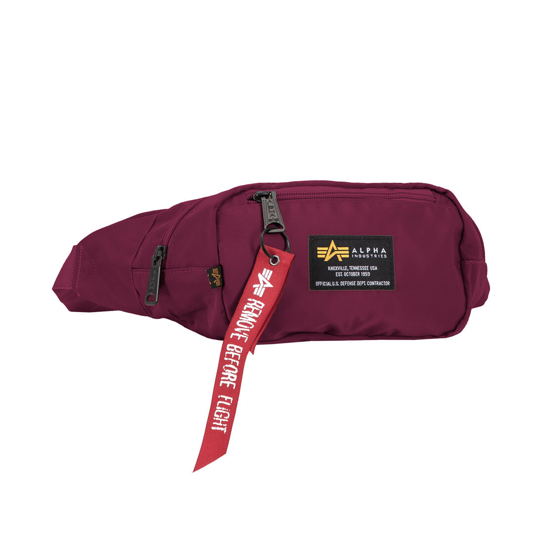 Ľadvinka Alpha Industries Crew Waist Bag - burgundy