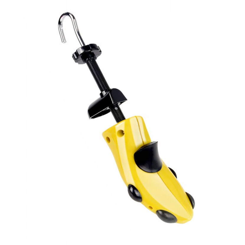 Nastaviteľný napinák na topánky (naťahovač na topánky) 1 pár - žltý-čierny, 41-47