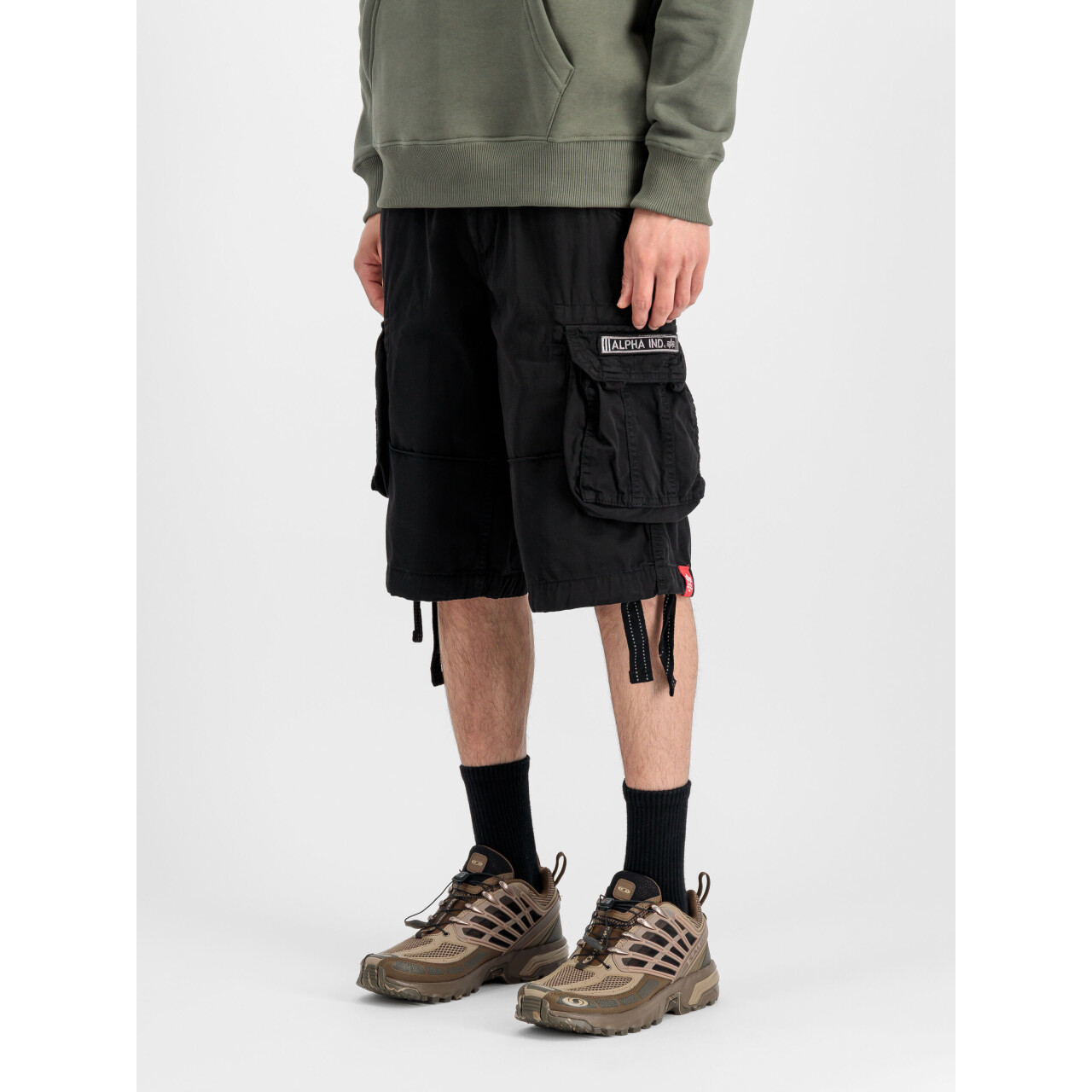 Kraťasy Alpha Industries Jet Short - čierne, 28