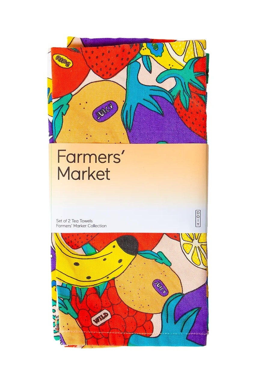 Sada kuchynských utierok Farmers Market 2-pak