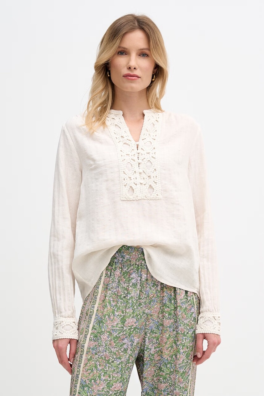 Mos Mosh blúzka dámska s ľanom Evanda