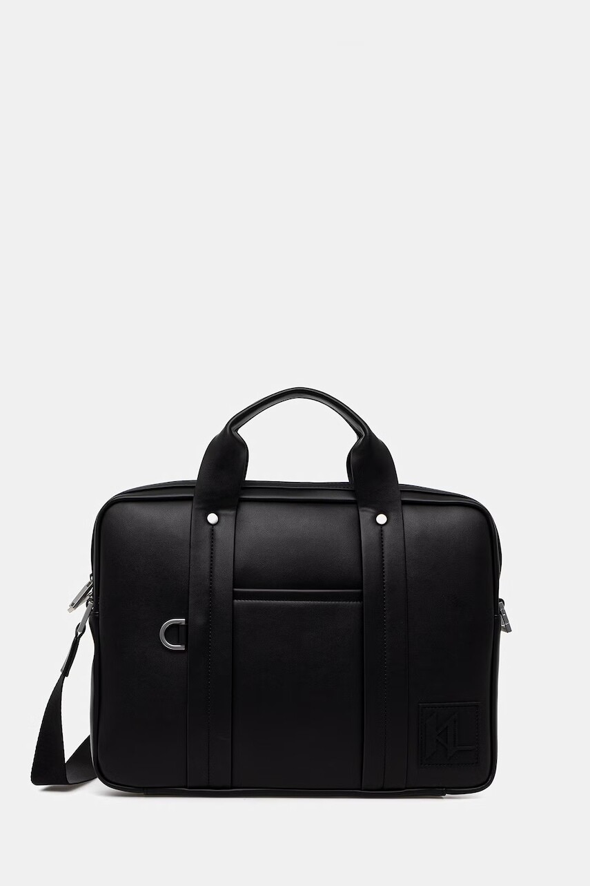 Karl Lagerfeld aktovka pánska z imitácie kože