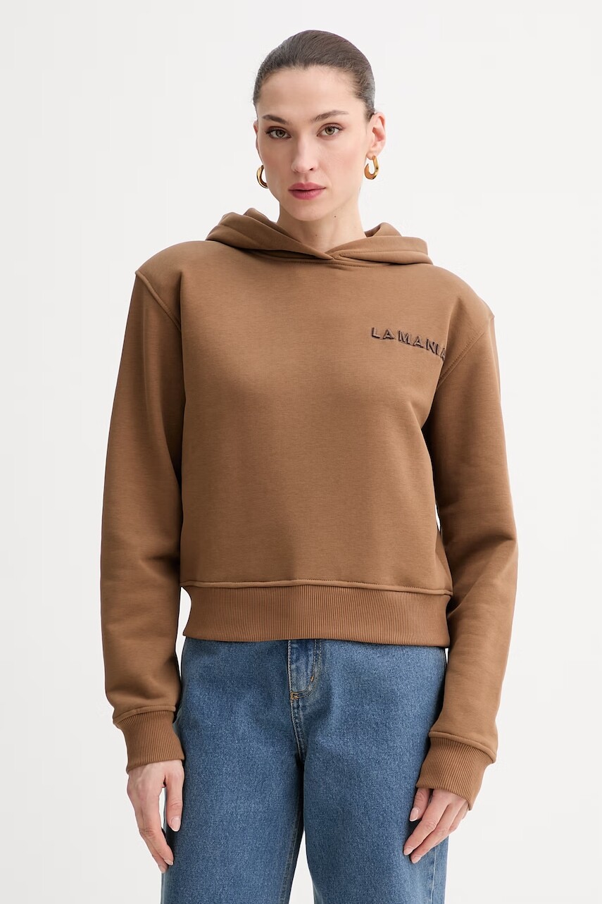 La Mania mikina s kapucňou dámska s bavlnou LIO