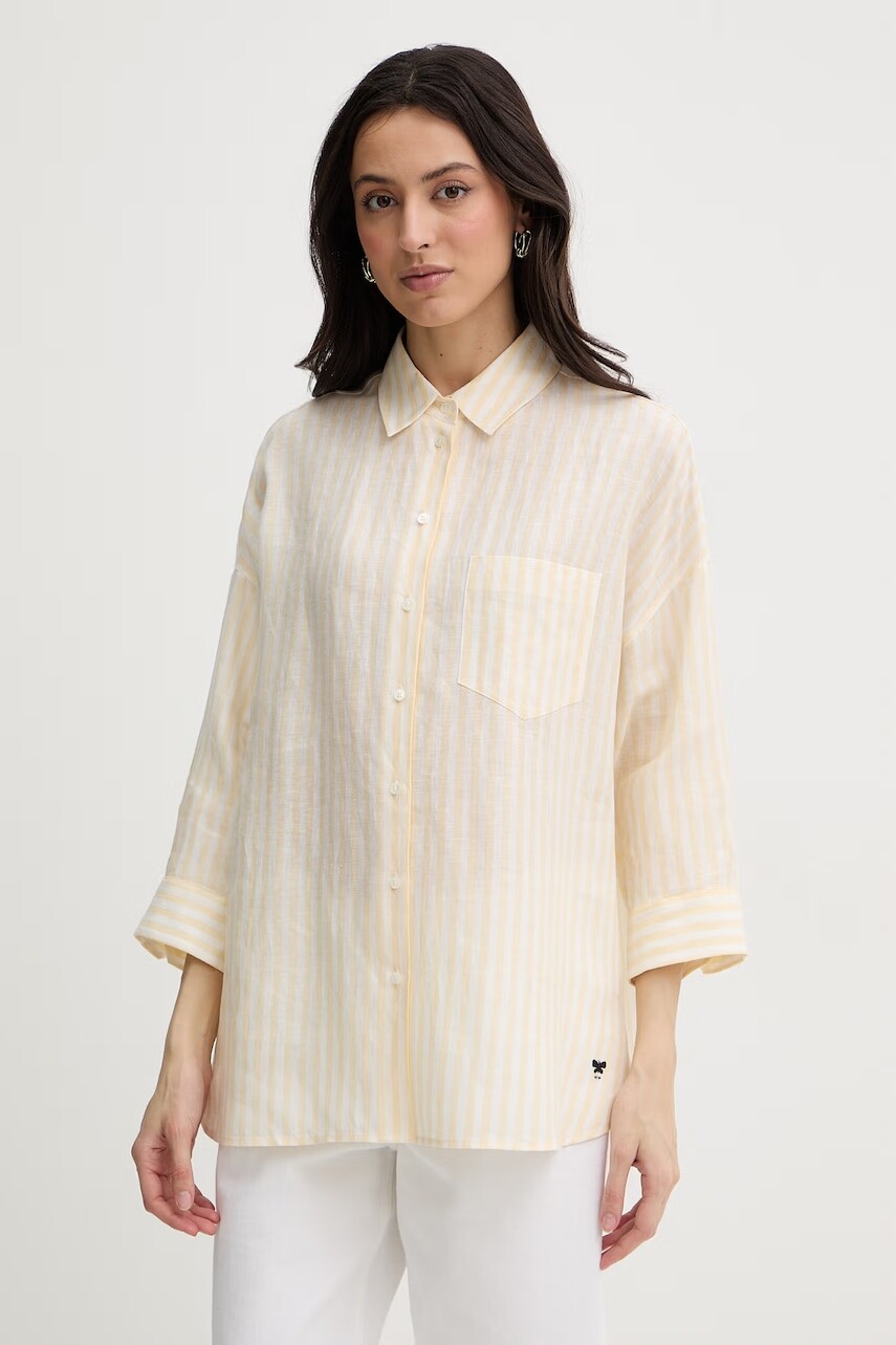 Weekend Max Mara košeľa dámska ľanová PANETTO