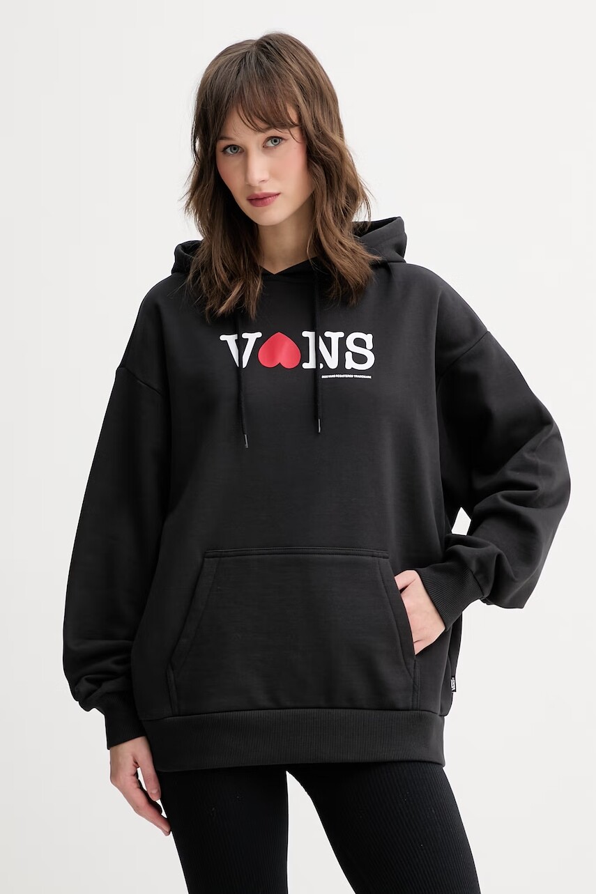 Vans mikina s kapucňou dámska bavlnená