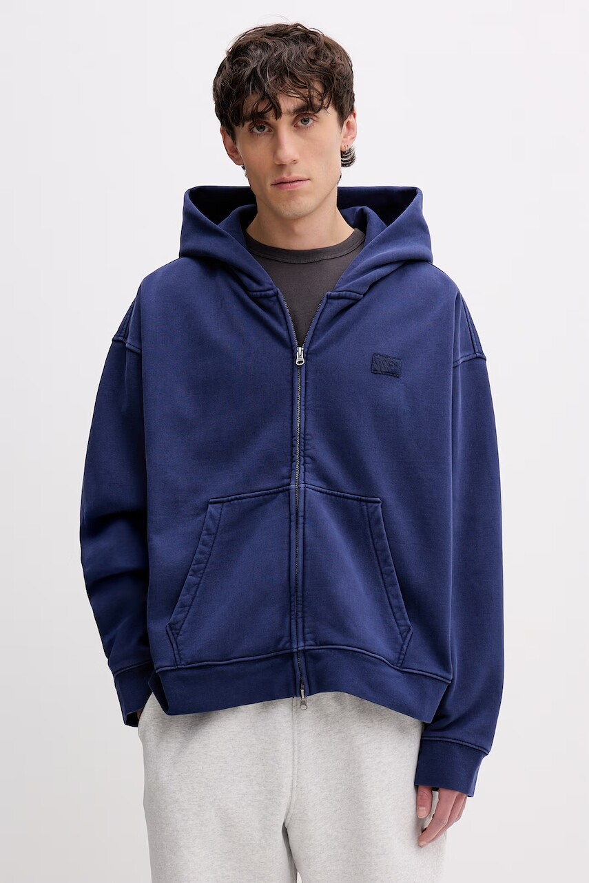 Vans Mikina na zips s kapucňou pánska s bavlnou Premium LX Full Zip