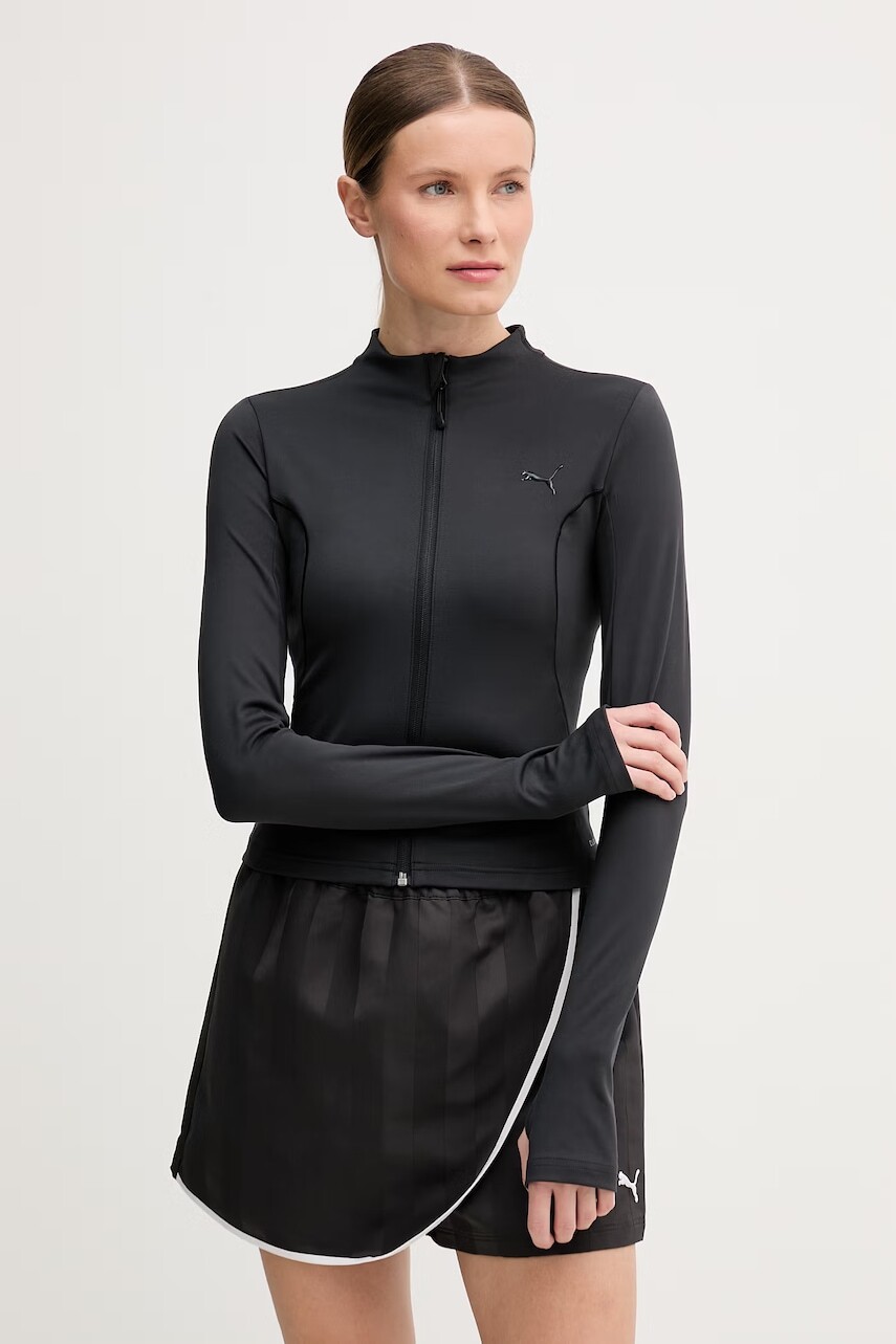 Puma mikina na zips dámska PUMATECH SENSE