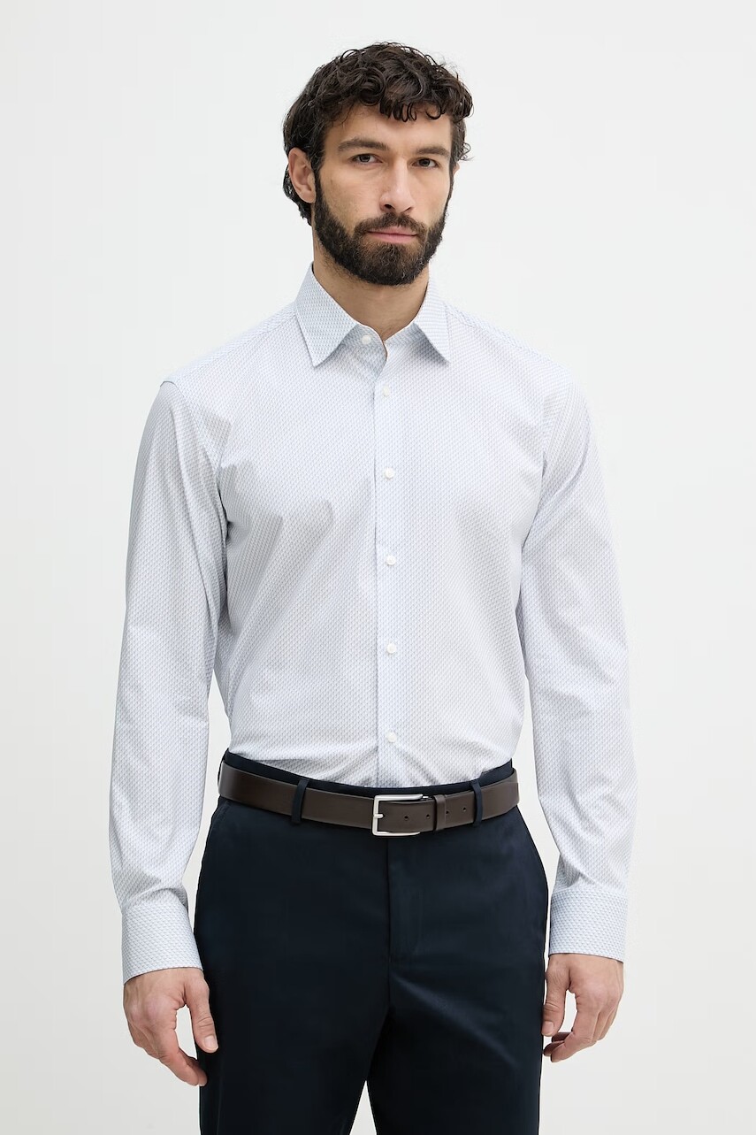 BOSS košeľa pánska bavlnená s elastanom JOE