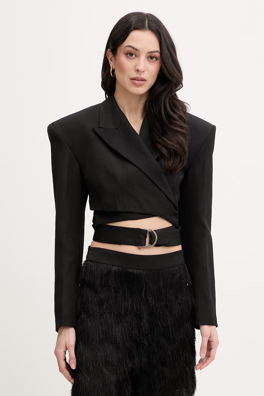 Karl Lagerfeld sako dámske s ľanom