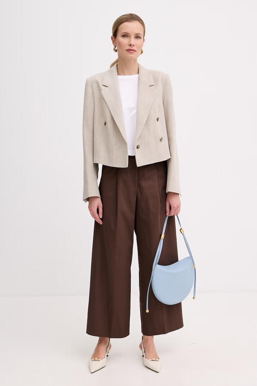 Furla kabelka dámska kožená Moonstone M Shoulder Bag