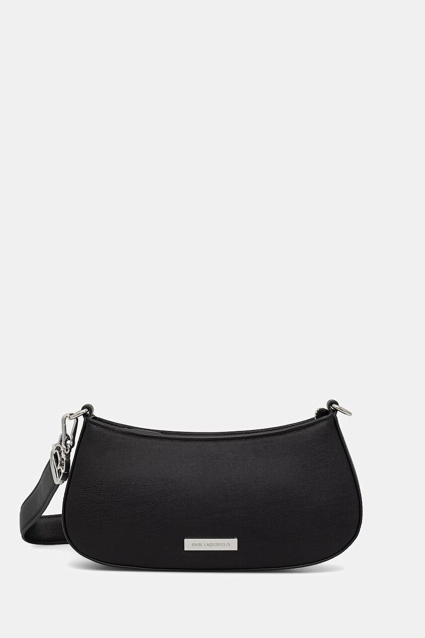 Karl Lagerfeld kabelka typu baguette dámska z imitácie kože IKON