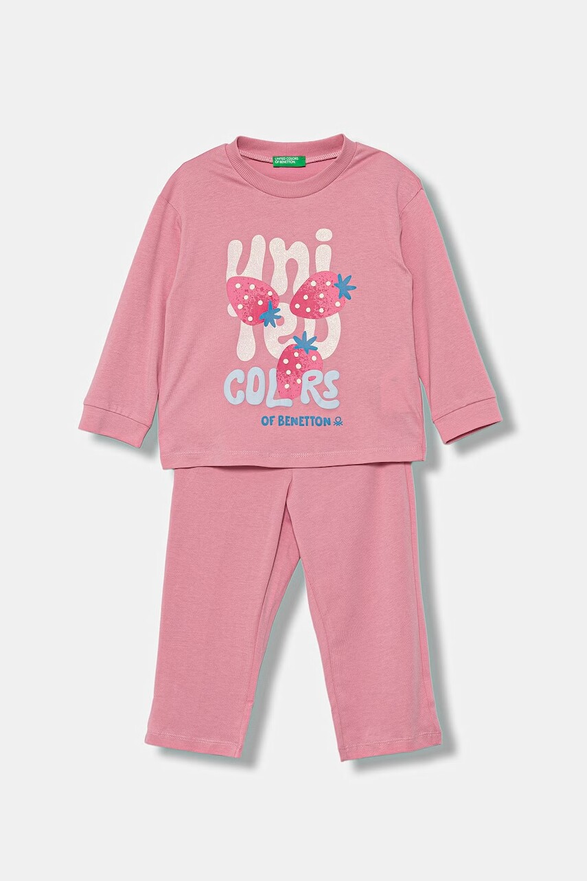 United Colors of Benetton dvojdielne pyžamo detské bavlnené