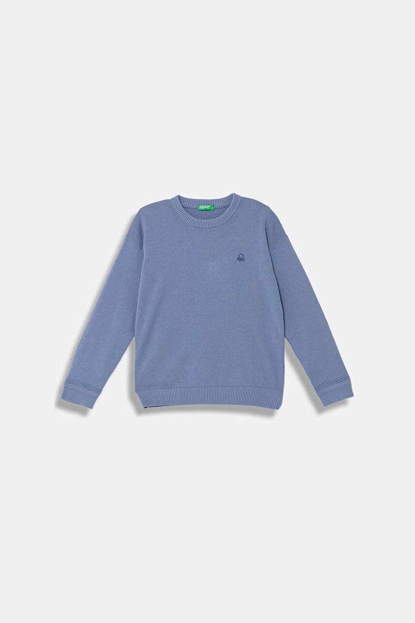 Detský bavlnený sveter United Colors of Benetton