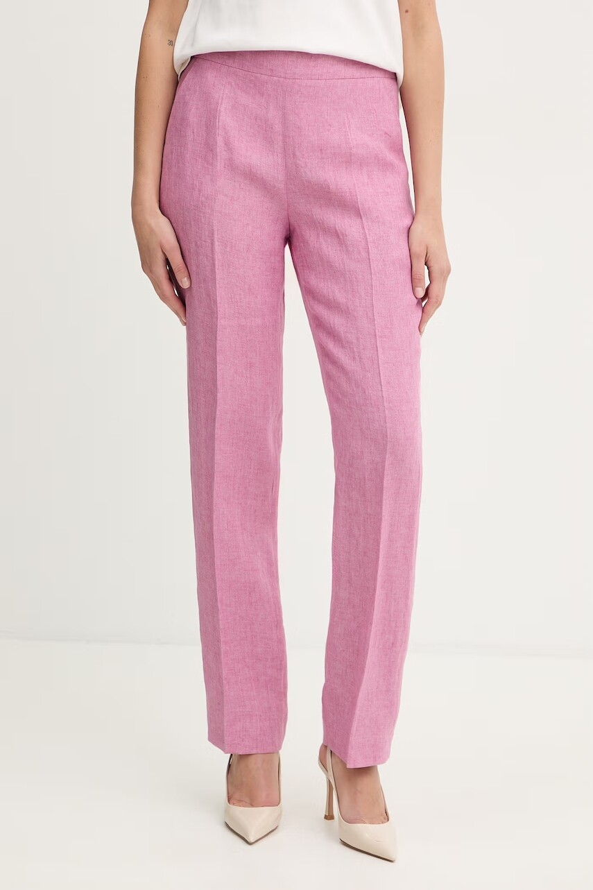 Luisa Spagnoli nohavice dámske ľanové Ammenda