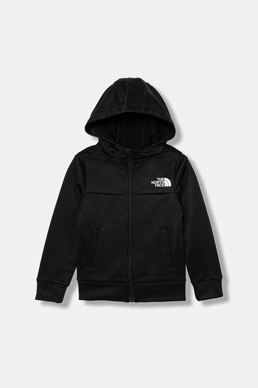 The North Face detská mikina na zips s kapucňou TEEN REAXION FZ HOODIE