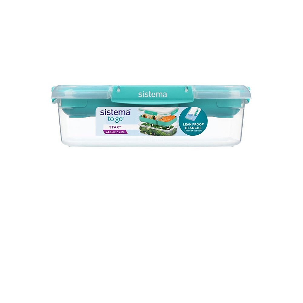 SISTEMA To go stax krabička mätovo zelená 2,2 l