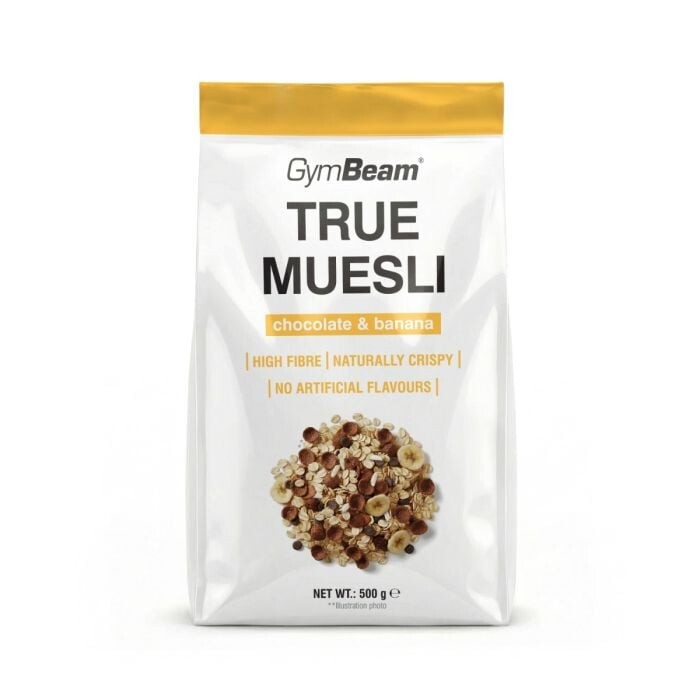 GymBeam True Muesli čokoláda