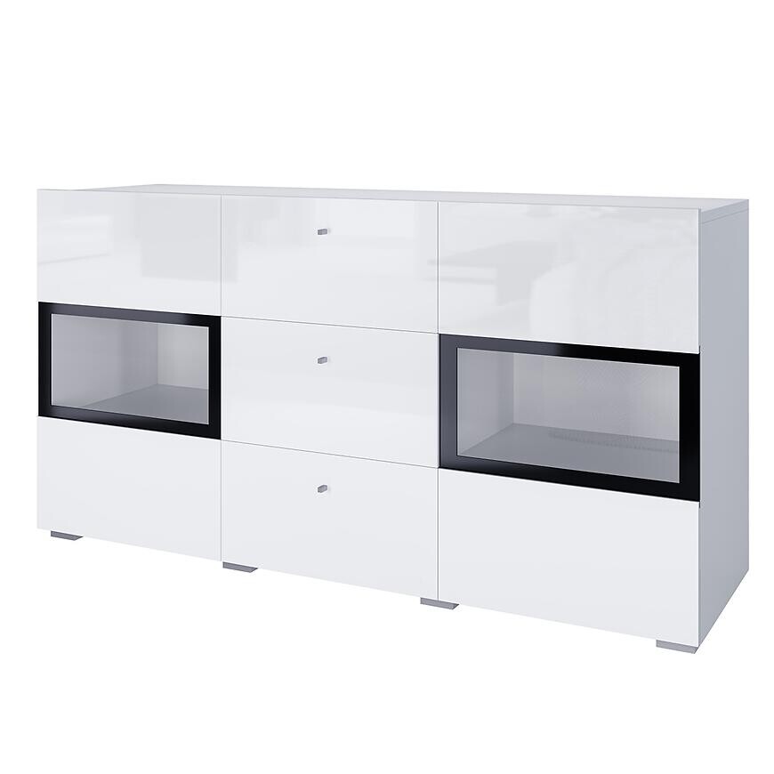 Komoda Baros 26  2d3s Biela