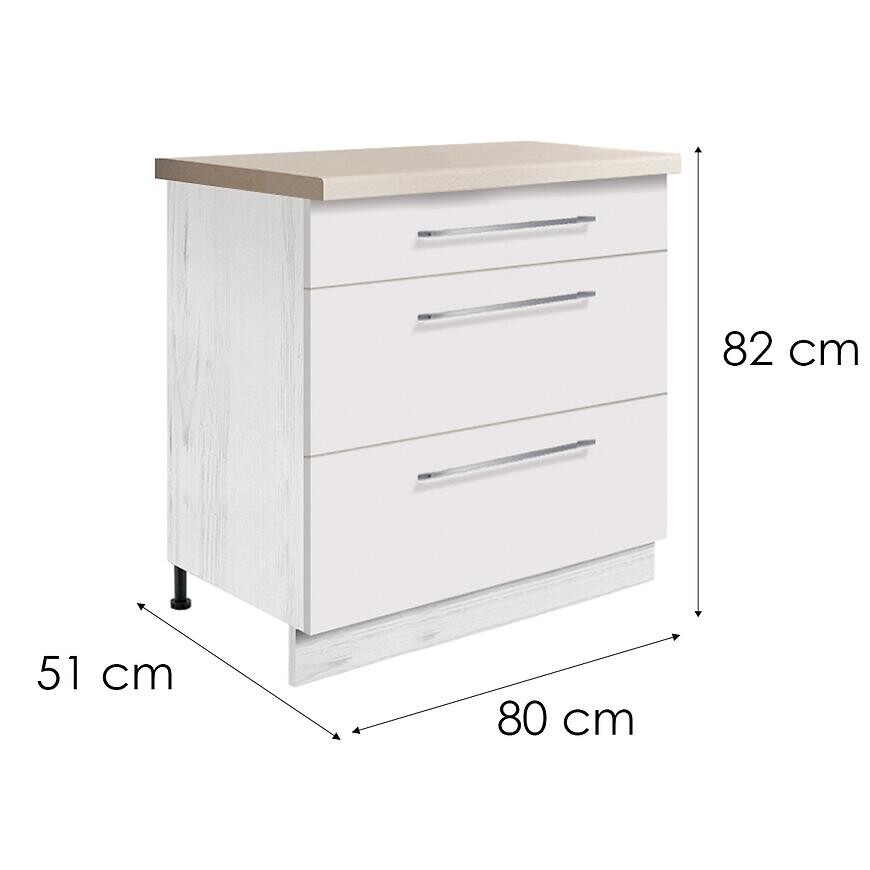 Kuchynská skrinka Creativa 22D biela