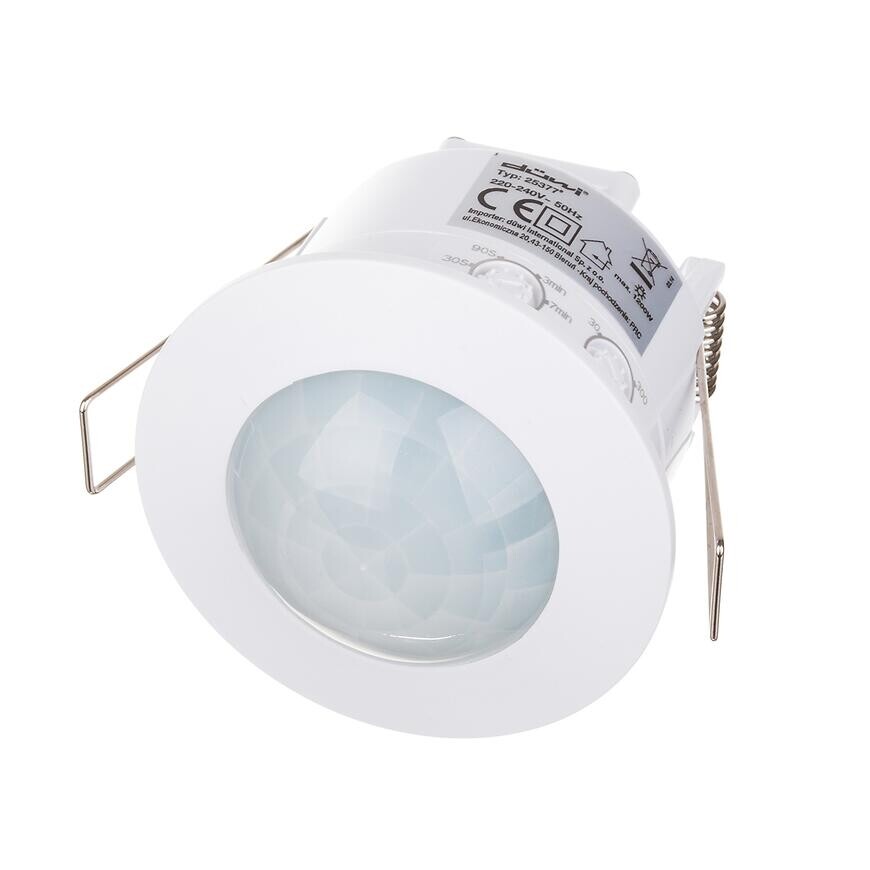 Aktívny mikrovlnný senzor 5,8 GHz, 360° biely 25377