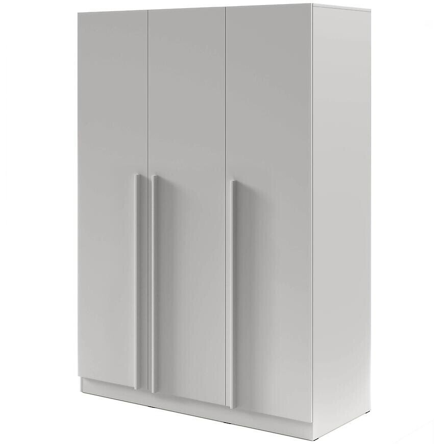 Skriňa Braga 2 bez zásuviek platinovo sivá