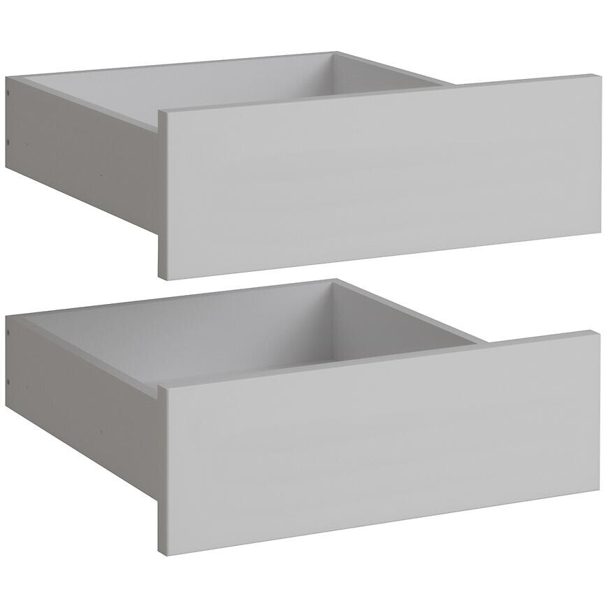 Sada zásuviek do šatníka Braga 2 (2 KS) platinovo sivá