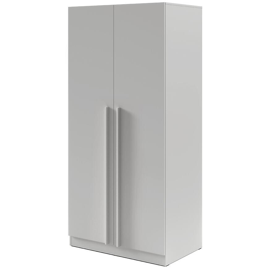 Skriňa Braga 3 (L/P) platinovo sivá