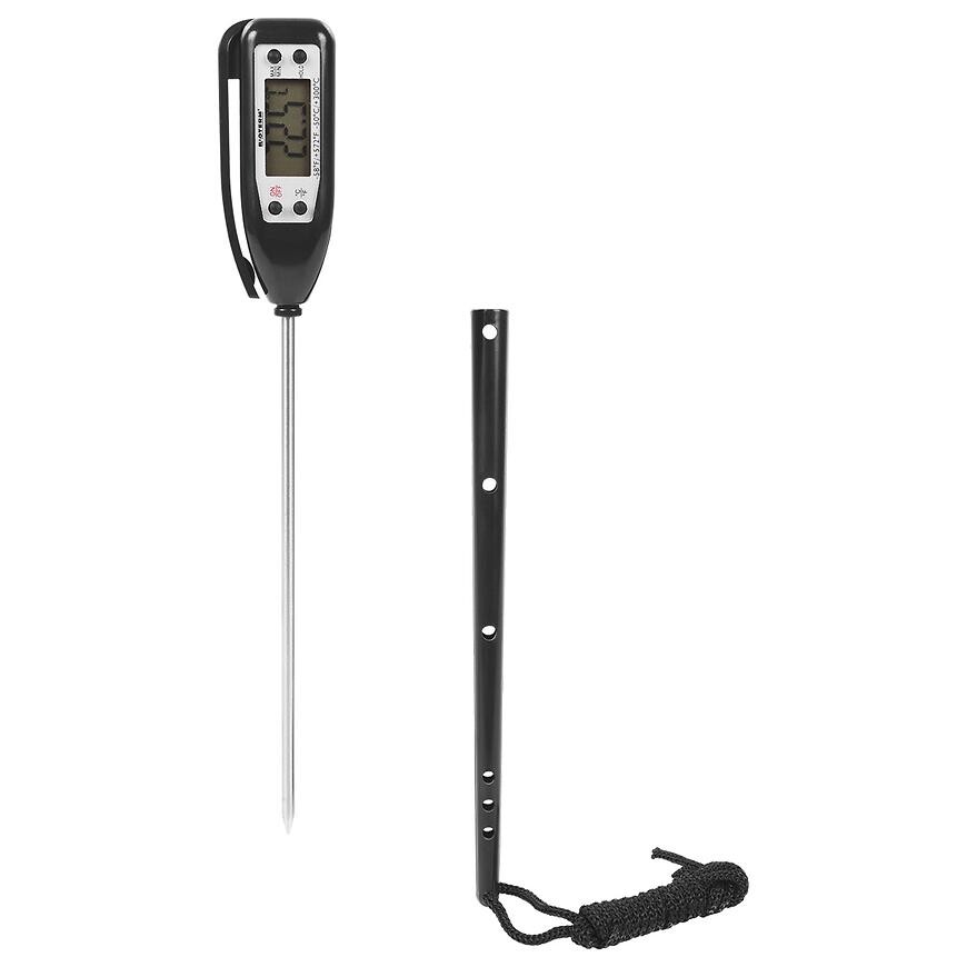 Digitálny kuchynský teplomer (-50/300 °C) S puzdrom čierny