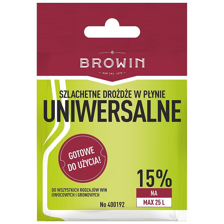 Vínne kvasnice univerzálne bez množenia – 20 ml