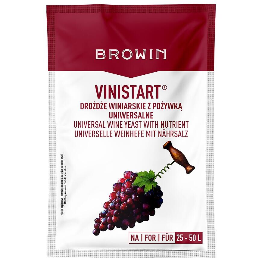 Kvasnice vinistart - štartovacia súprava na víno - 34 g