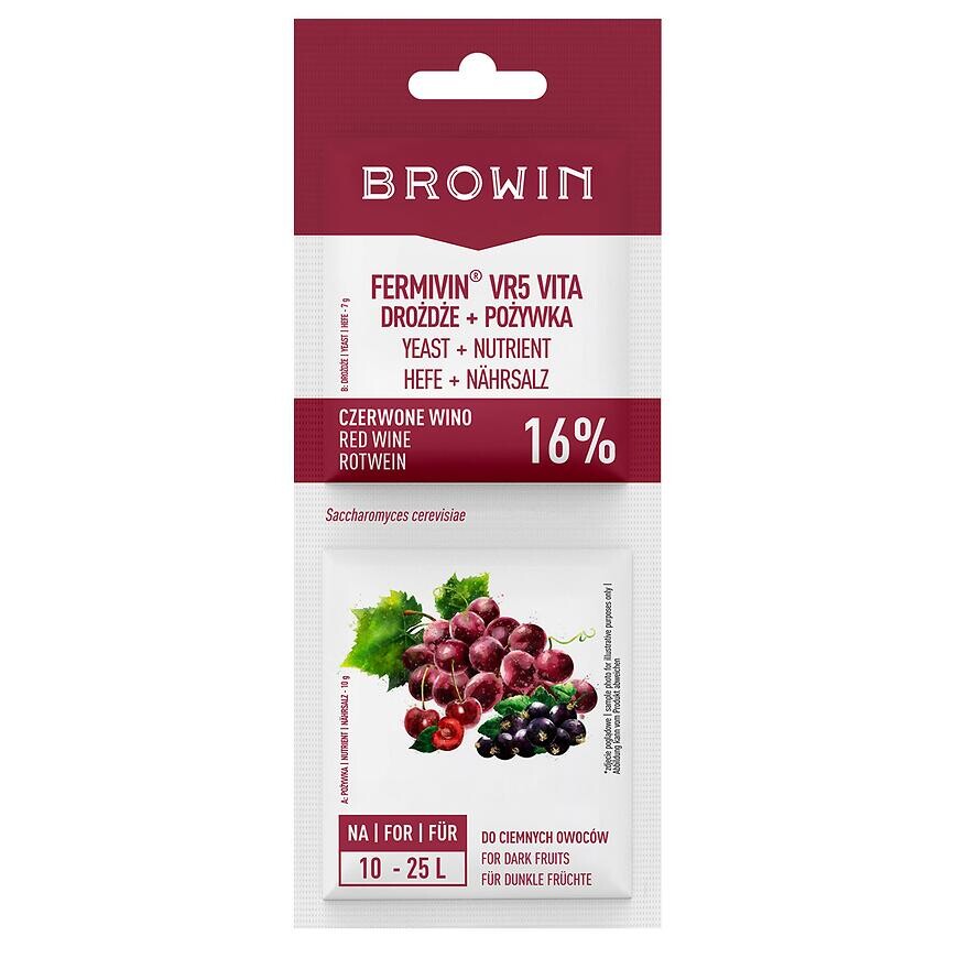 Kvasnice a výživa pre červené vína - 17g