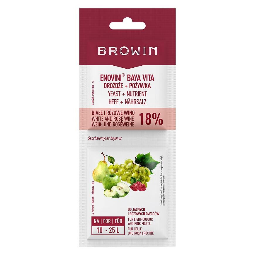 Kvasnice a výživa pre biele a ružové vína 17g