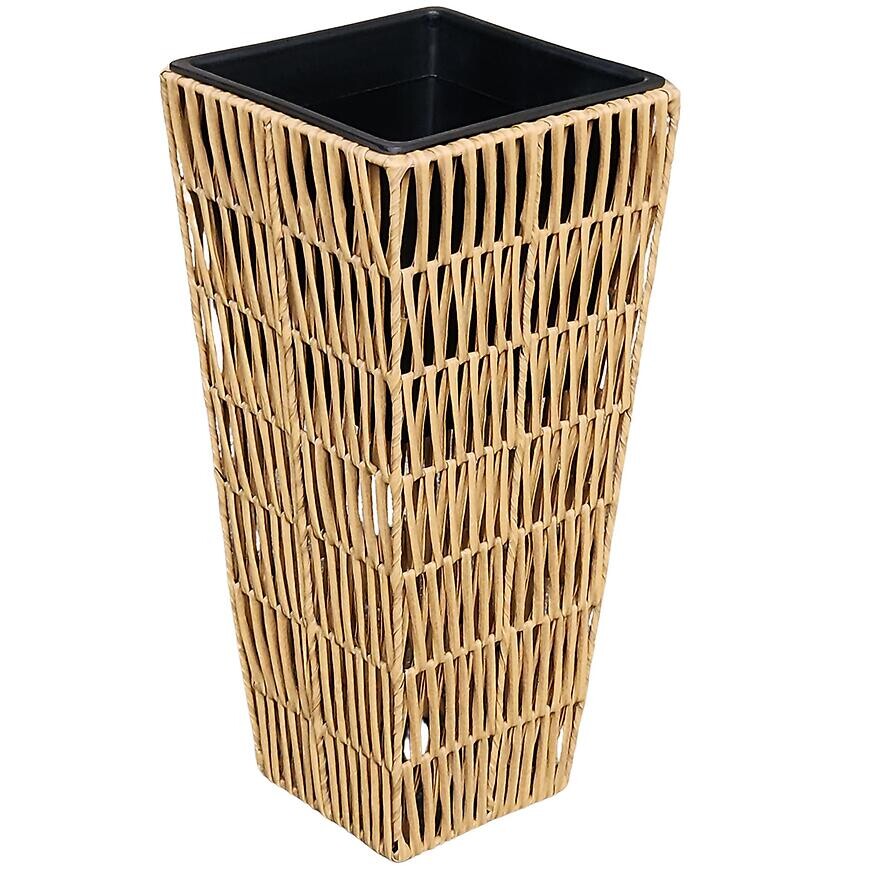 Prútený kvetináč 28x28x60