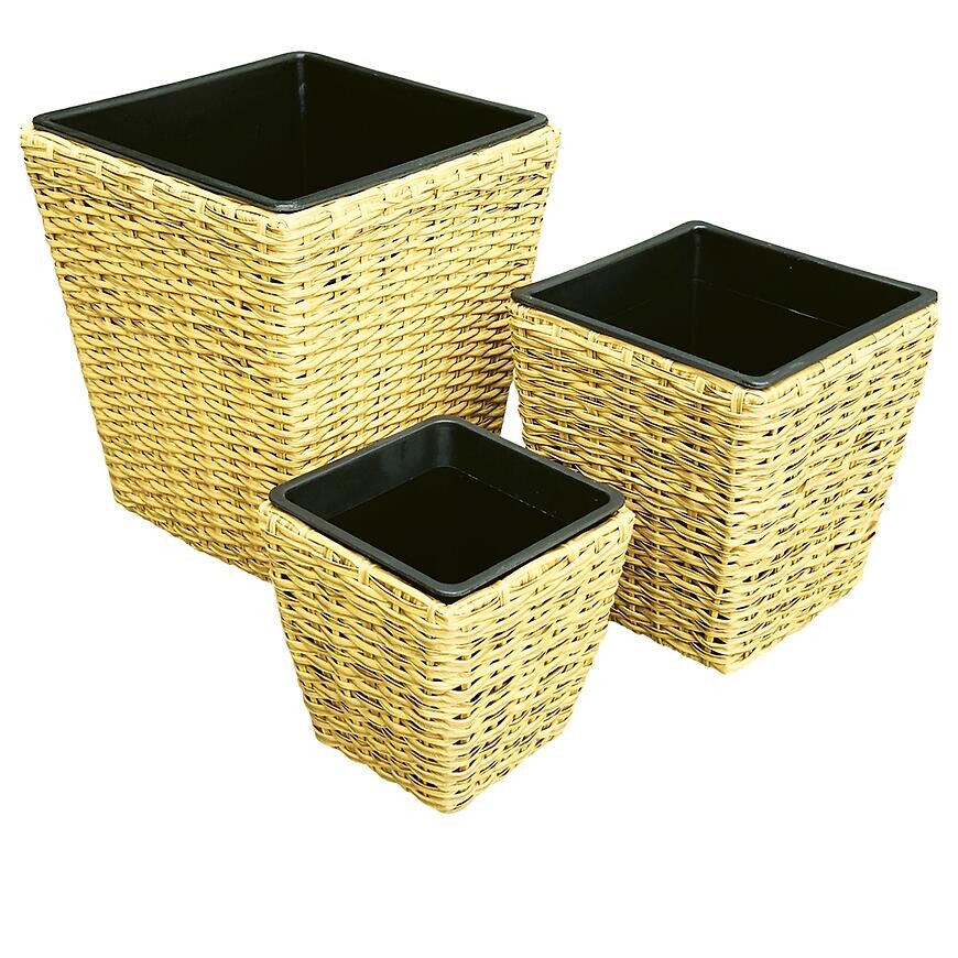 Prútený kvetináč 20.5x20.5x22