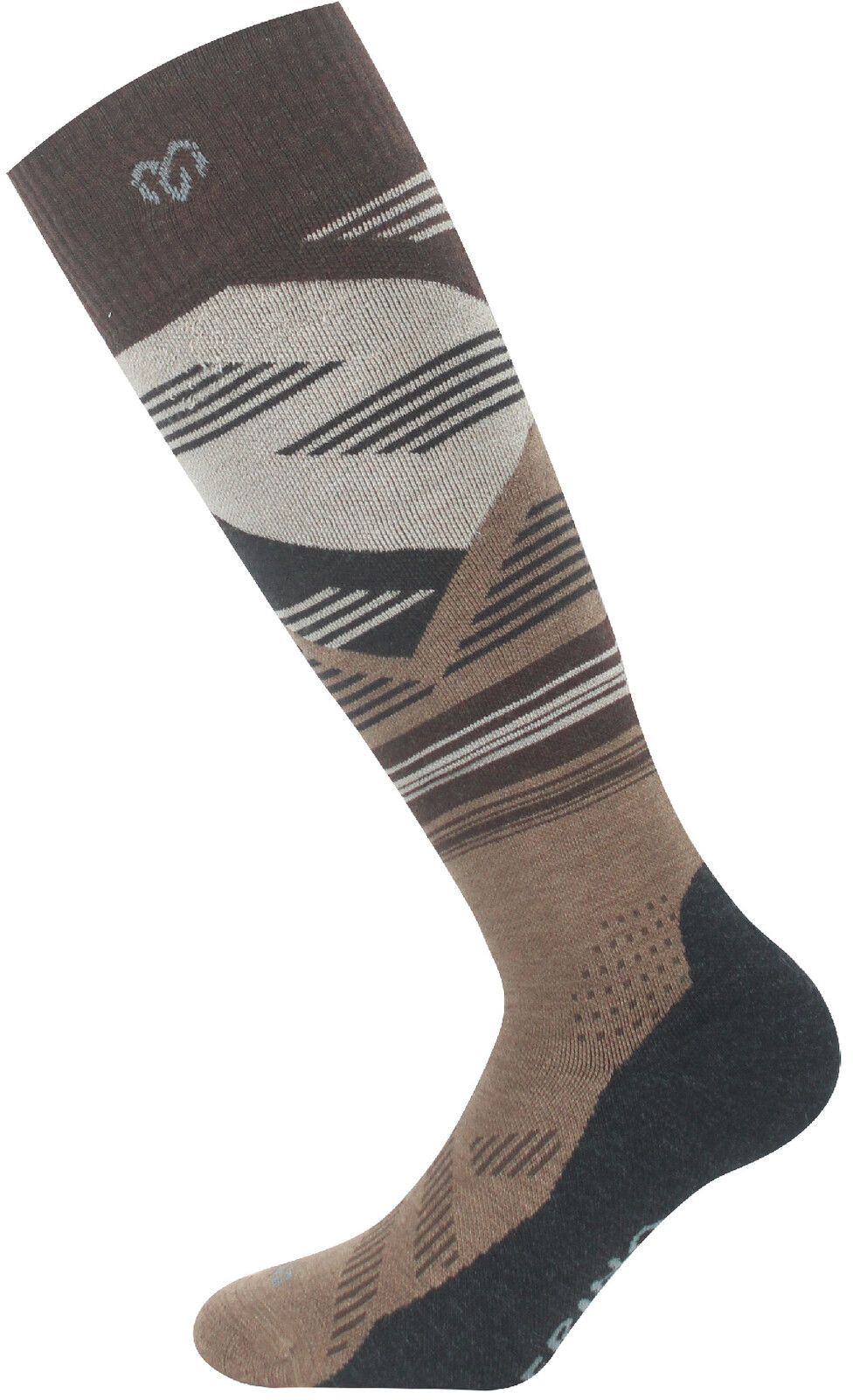 Lasting merino lyžiarske podkolienky SIW 720 hnedé Veľkosť: (34-37) S 8596445237580