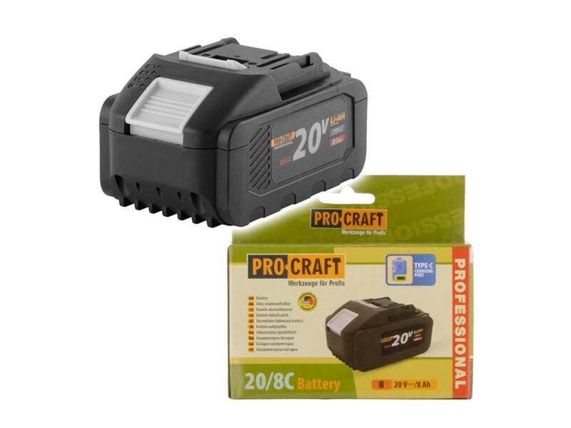Batéria PROCRAFT 20V 8000mAh 20/8C