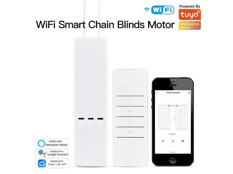 Inteligentný motor pre žalúzie a rolety MOES Curtain Controller Retrofit WiFi Tuya