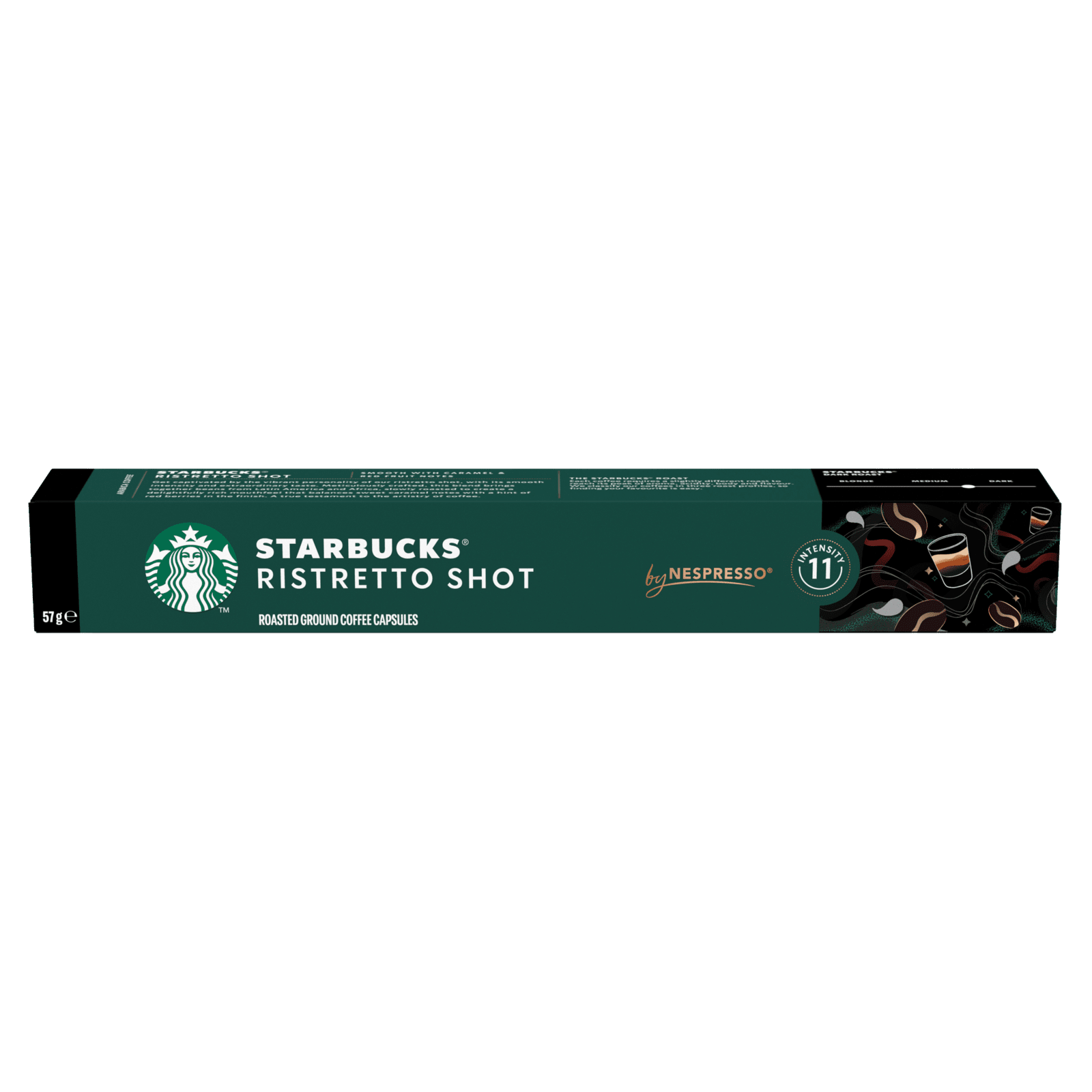 STARBUCKS Ristretto shot by NESPRESSO®, Dark roast 10 kapsúl