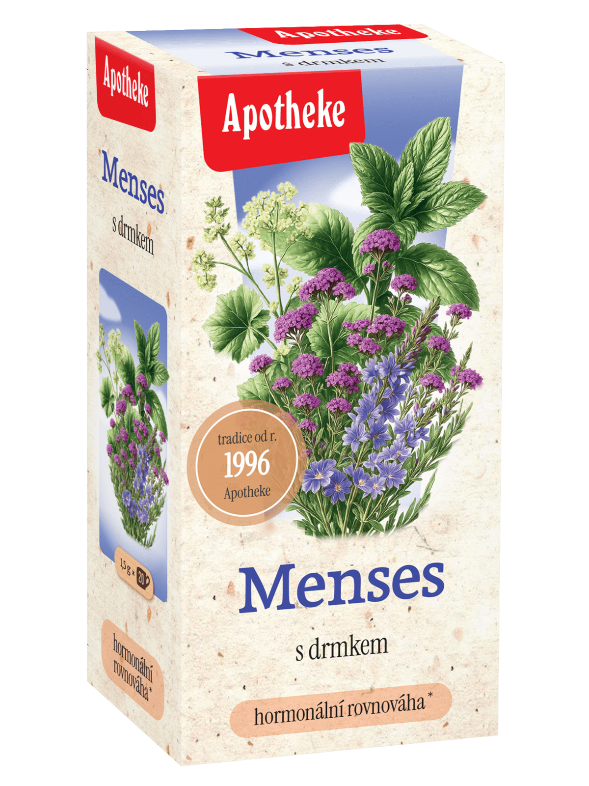 APOTHEKE Čaj Menses s drmkom 20 x 1.5 g