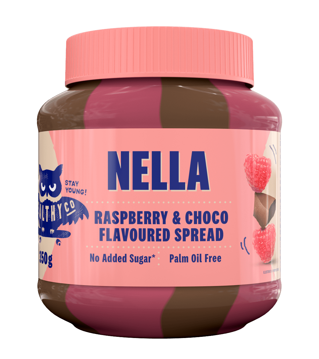 HEALTHYCO Nella raspberry choco 350 g