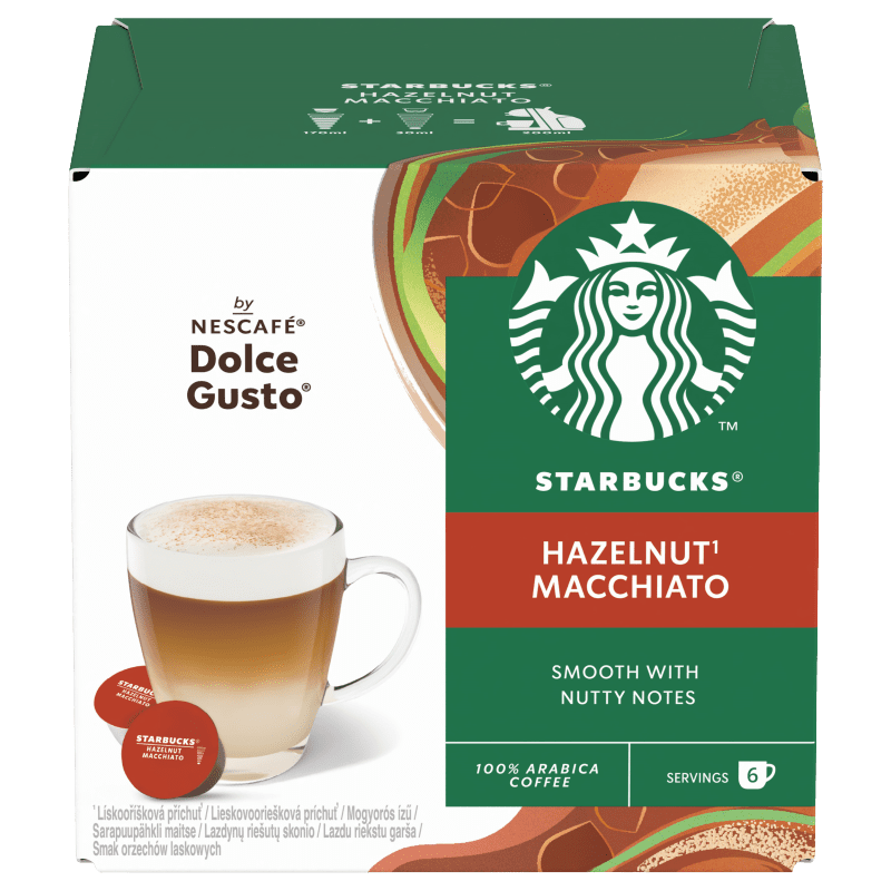 STARBUCKS Hazelnut Macchiato by NESCAFÉ Dolce Gusto 12 kapsúl