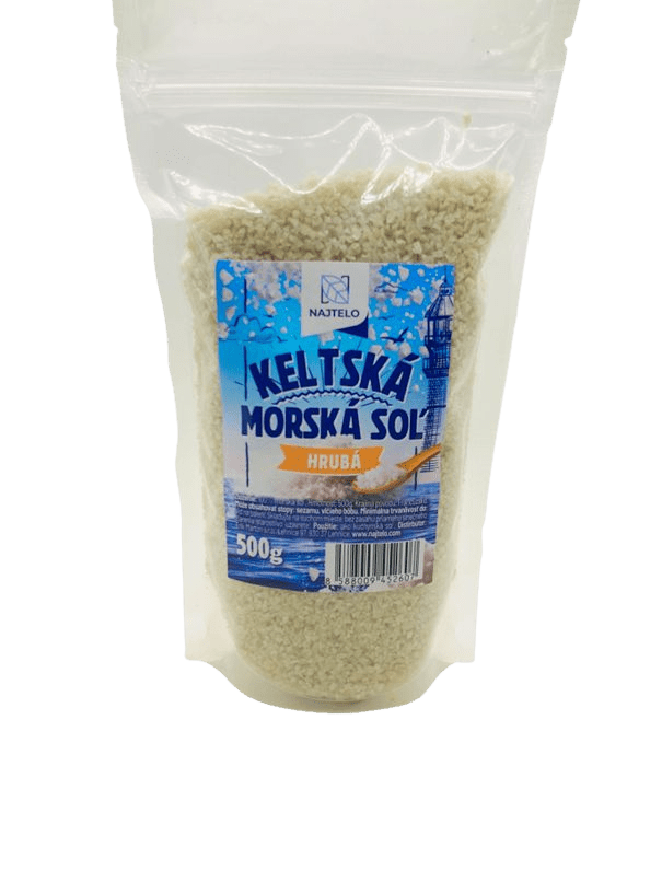 NAJTELO Keltská morská soľ hrubá 500 g