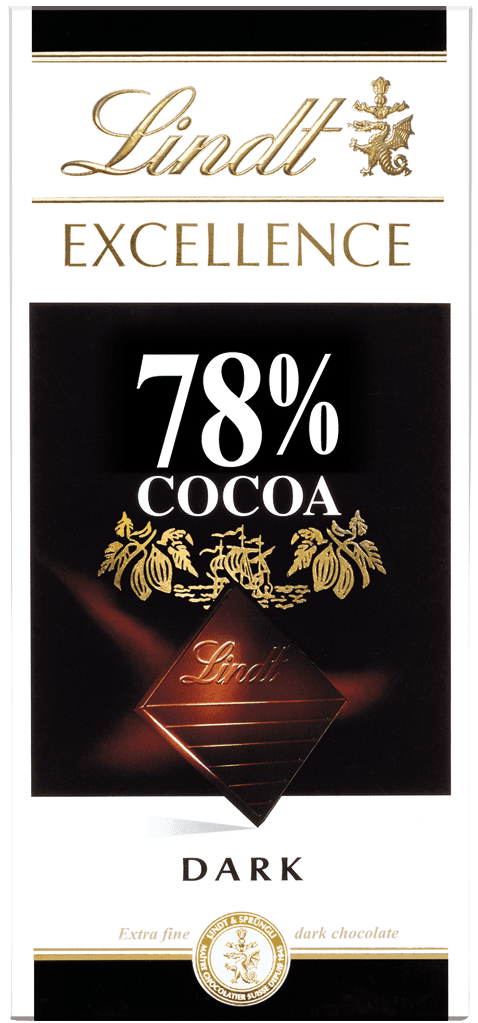 LINDT Čokoláda EXCELLENCE Extra horká 78%, 100 g