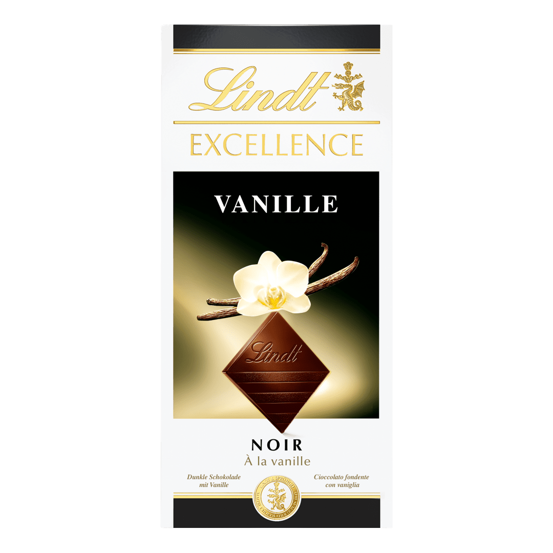 LINDT Čokoláda EXCELLENCE Horká čokoláda s príchuťou vanilky 100 g