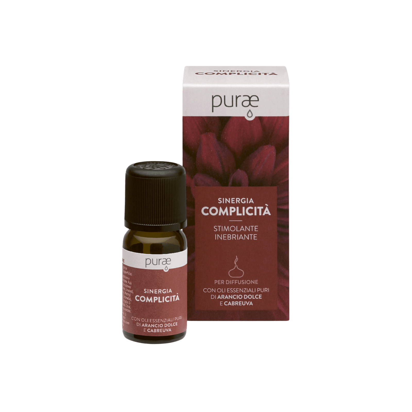 PURAE Vášnivé spojenie - Zmes na uzemnenie a upokojenie mysle 10 ml